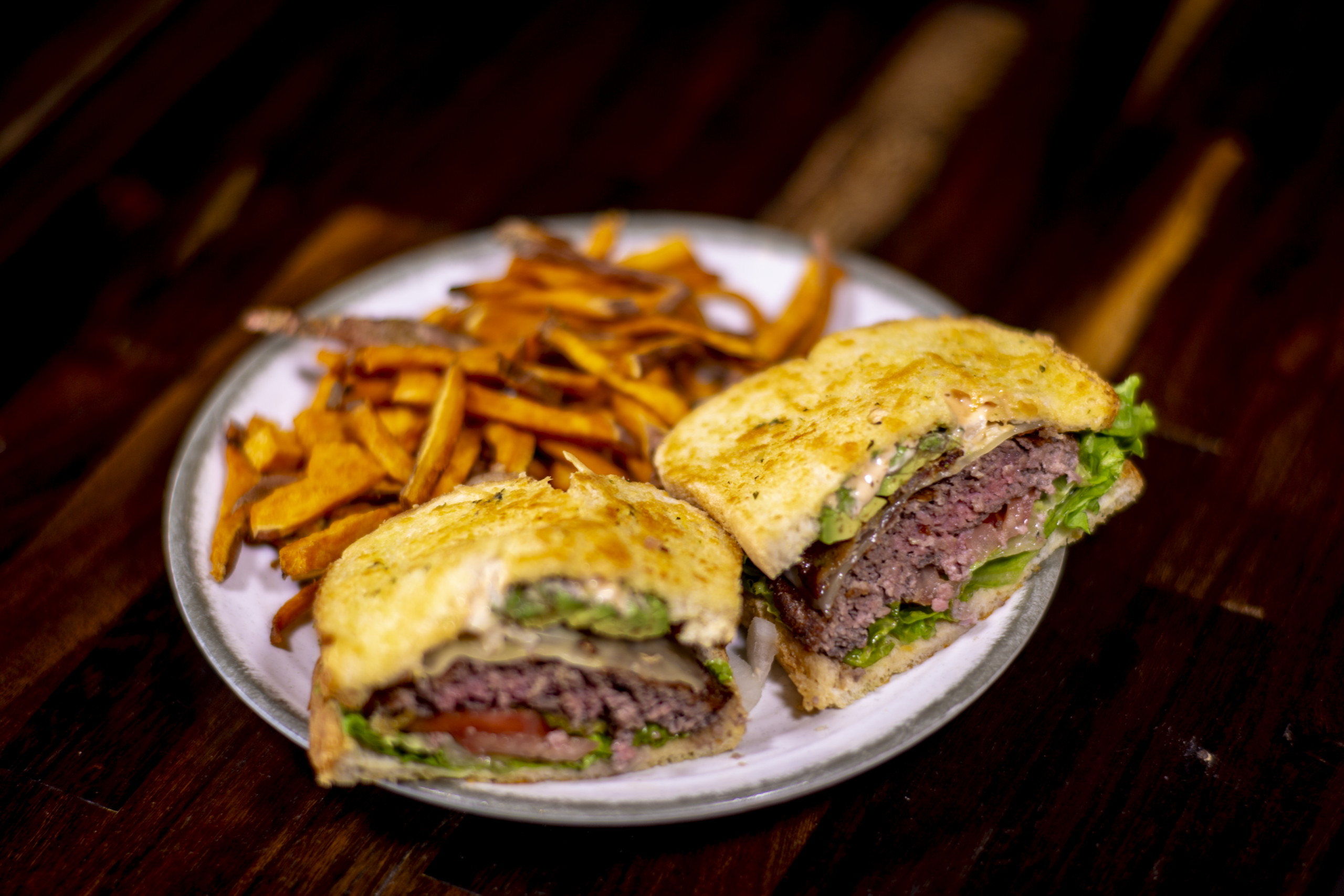 San Francisco Burger at The 5 Spot Cafe in Buford GA
