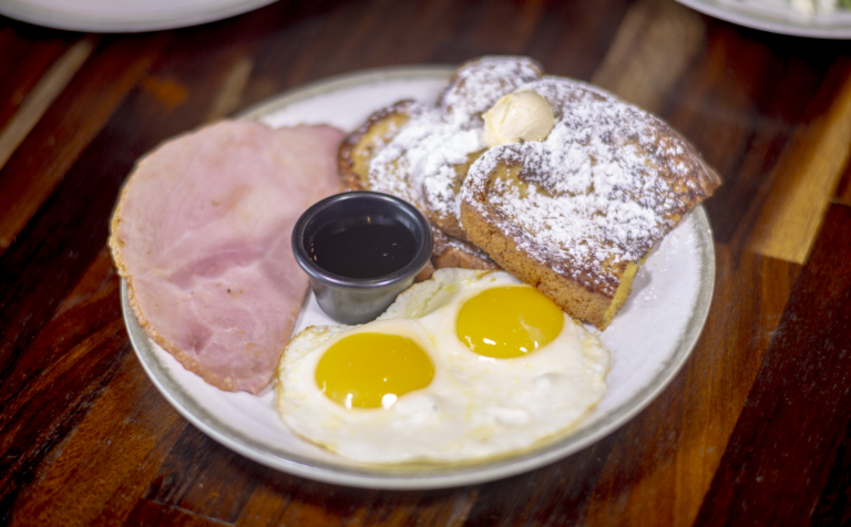 French Toast Breakfast at The 5 Spot Cafe in Buford GA