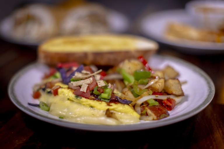 Santa Fe Omelet at The 5 Spot Cafe in Buford GA