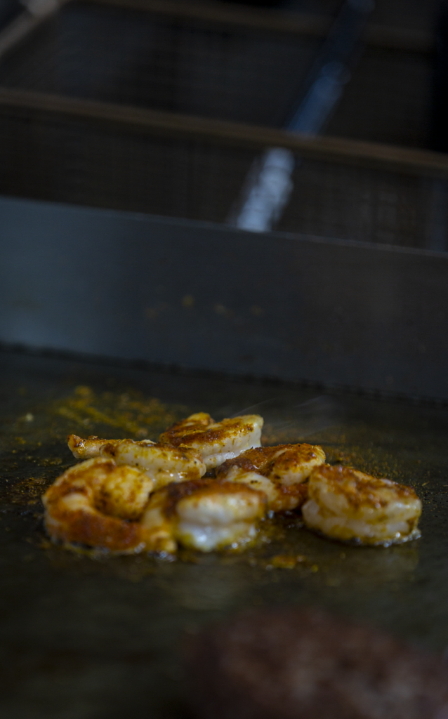 grilled shrimp at The 5 Spot Cafe in Buford GA